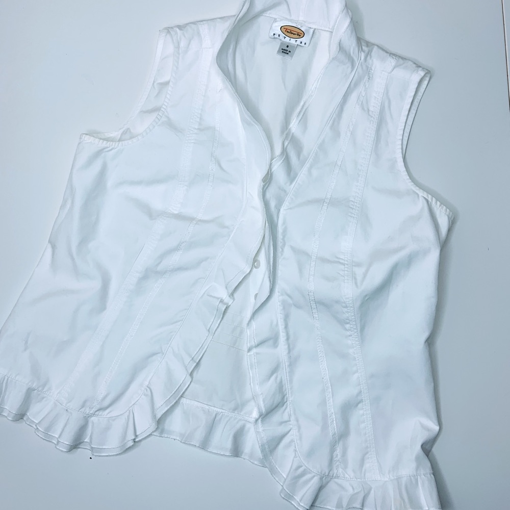 Talbots White Blouse